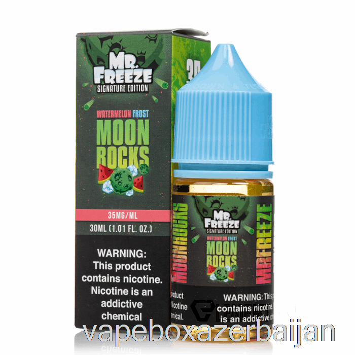 Vape Smoke Moonrocks - Watermelon Frost - Mr Freeze Salts - 30mL 35mg